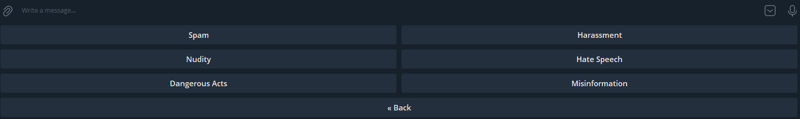 TikTok mass-report bot features compared against a legitimate TikTok ban service's evidence pipeline.